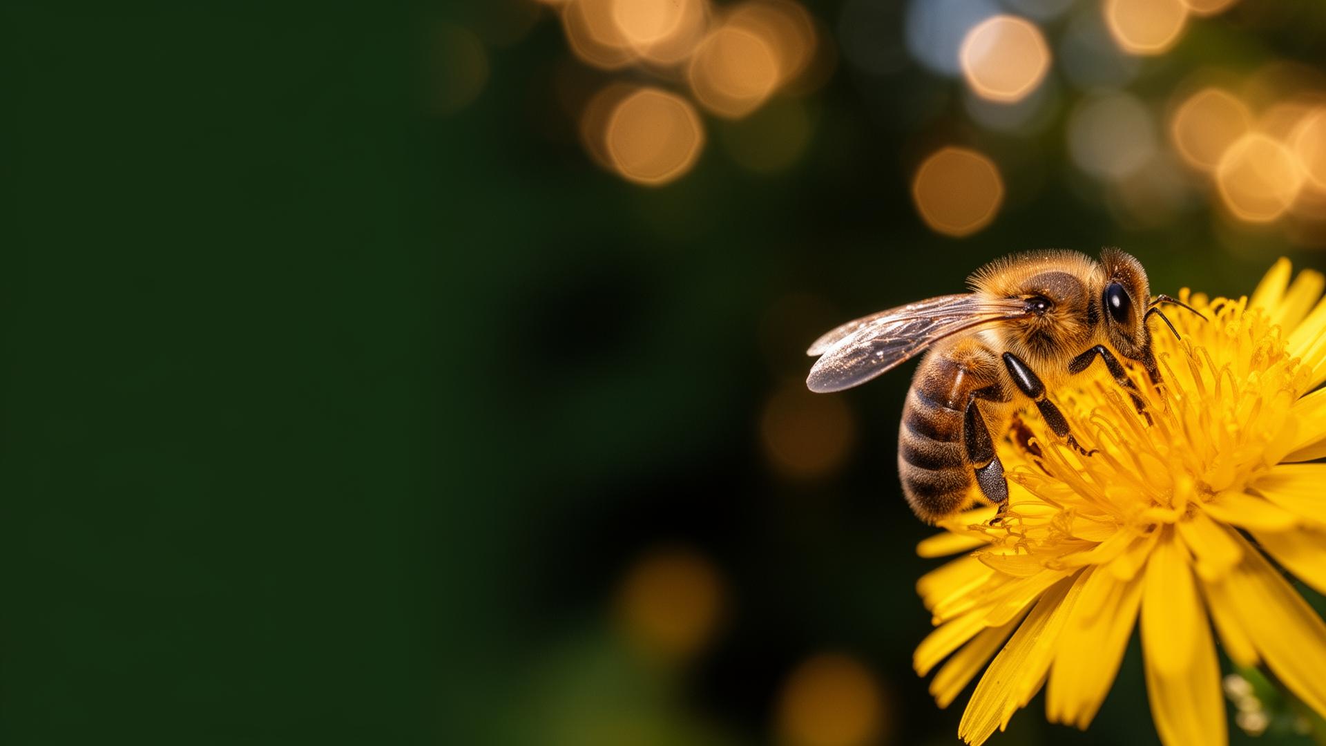Honeybee on a flower