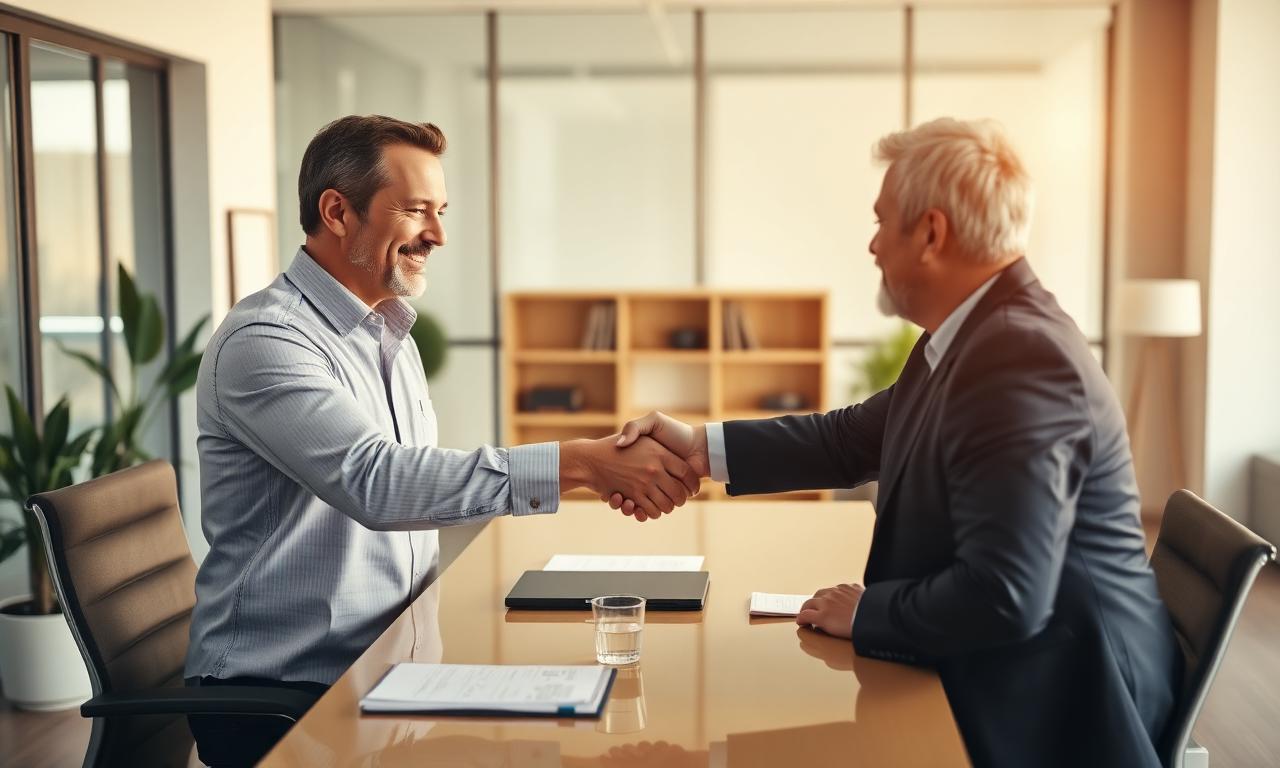 Operations manager reviewing accounts receivable aging