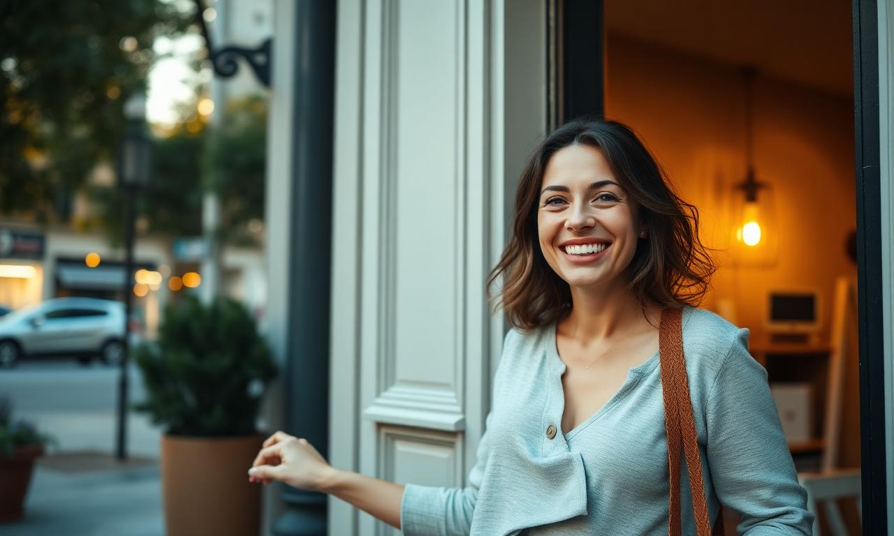 Owner of a new business reviewing first funding options